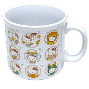 NEW Hello Kitty by Sanrio Large Mug, Multicolored Kitties on White 18 oz.